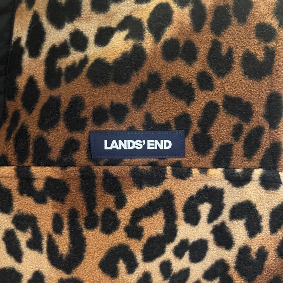 Land’s End Fleece Funnel Neck Pullover Small - Picture 2 of 4
